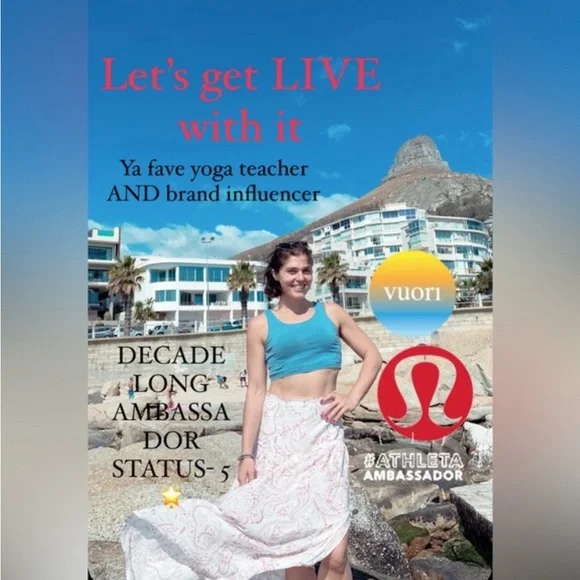 ✨PRISTINE EUC✨ Lululemon LA Sweat Pant 26" Watercolor Wash White / Stargaze- 10 - Picture 14 of 14